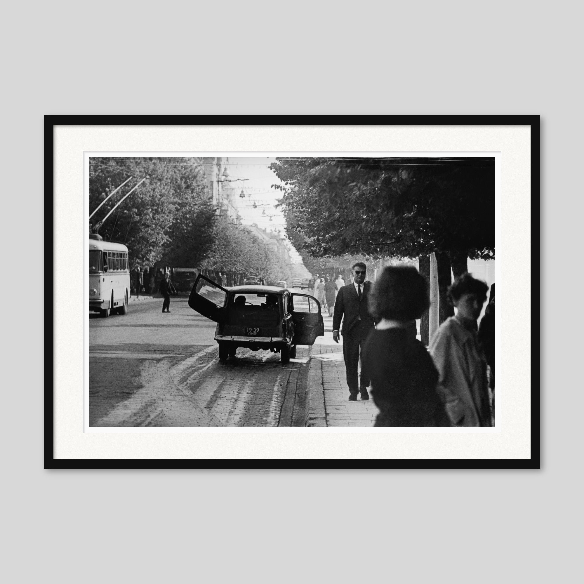 Gedimino prospektas. Moskvičius 1939 LIV. Vilnius, 1963