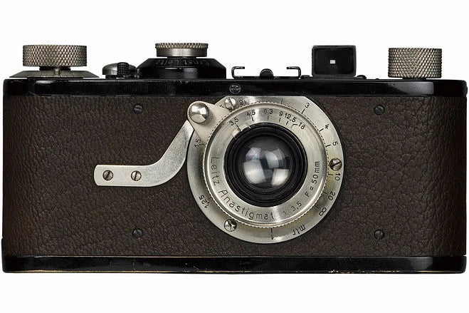 Leica I fotoaparatas iš priekio.